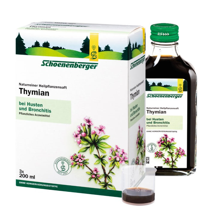 Schoenenberger naturreiner Heilpflanzensaft Thymian, 600 ml Lösung