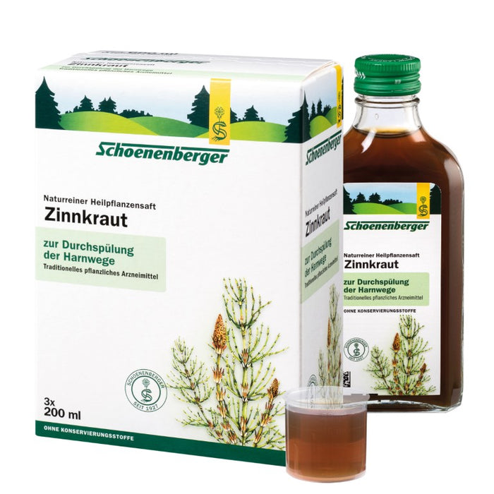 Schoenenberger Zinnkraut naturreiner Heilpflanzensaft, 600 ml Lösung