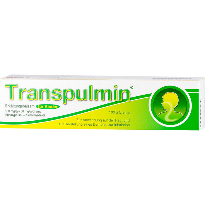 Transpulmin Erkältungsbalsam für Kinder, 100 g Creme