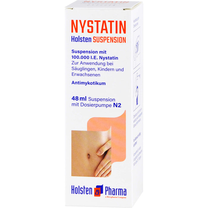 Nystatin Holsten Suspension mit Dosierpipette N2, 48 ml Lösung