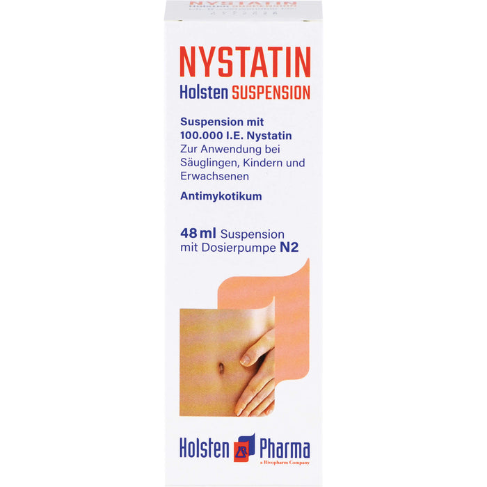 Nystatin Holsten Suspension mit Dosierpipette N2, 48 ml Lösung