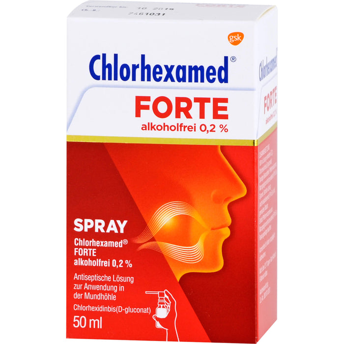 Chlorhexamed forte alkoholfrei 0,2 % Spray, 50 ml Lösung