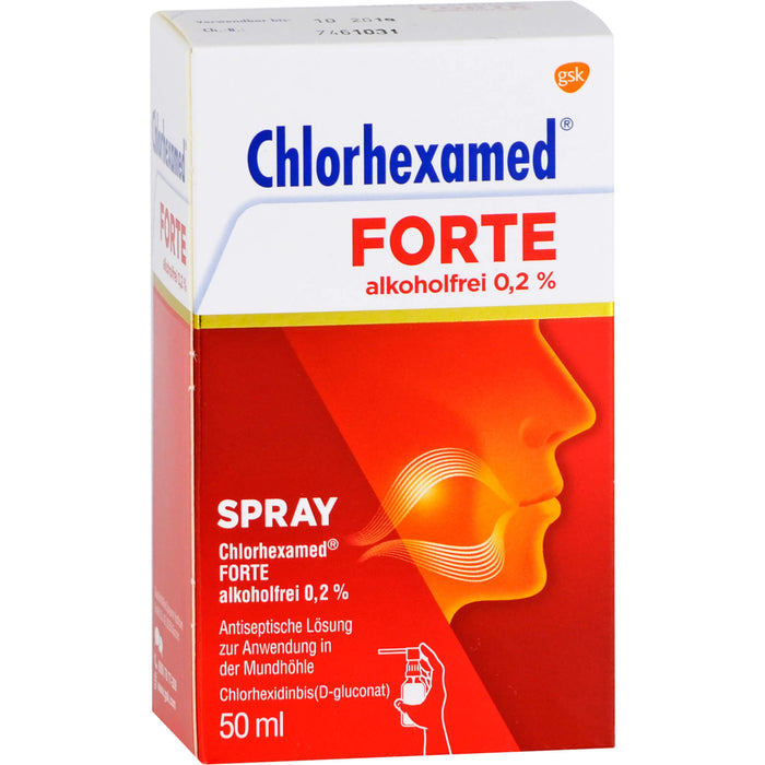 Chlorhexamed forte alkoholfrei 0,2 % Spray, 50 ml Lösung