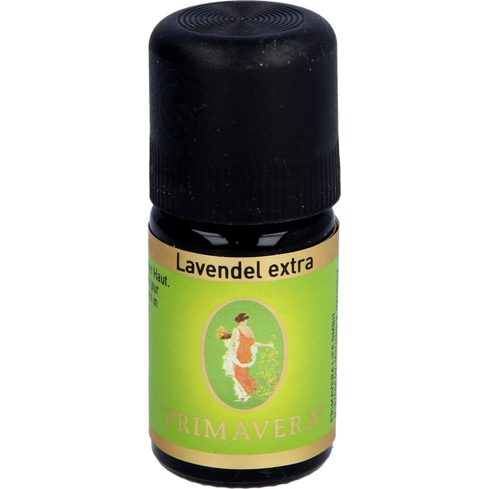 PRIMAVERA Lavendel extra bio 100% naturreines Ätherisches Öl, 5 ml ätherisches Öl