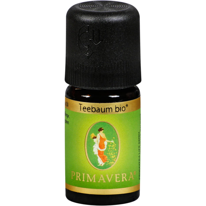 PRIMAVERA Teebaum bio 100% naturreines Ätherisches Öl, 5 ml ätherisches Öl