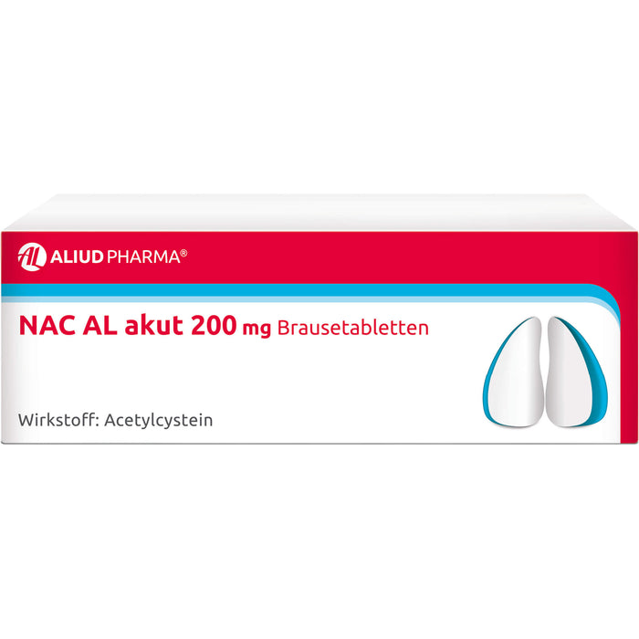 NAC AL akut 200 mg Brausetabletten zur Schleimlösung, 20 St. Tabletten