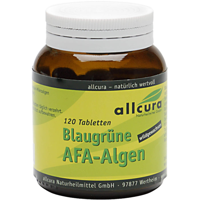 allcura Blaugrüne AFA-Algen Tabletten, 120 St. Tabletten