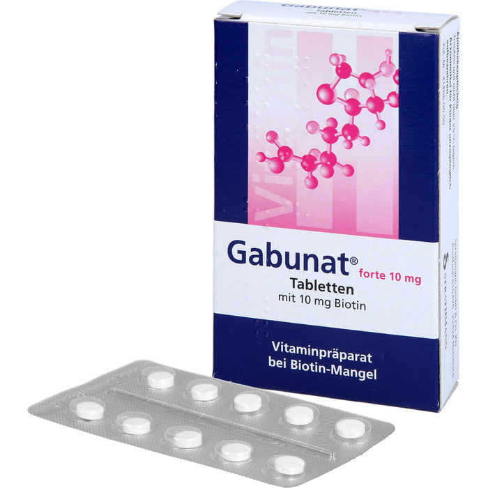 Gabunat forte 10 mg, Tabletten mit Biotin, 30 St TAB