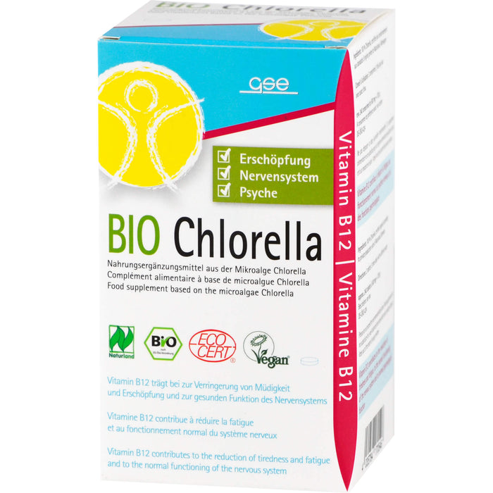 GSE Chlorella 500 mg Bio Naturland Tabletten, 240 St. Tabletten