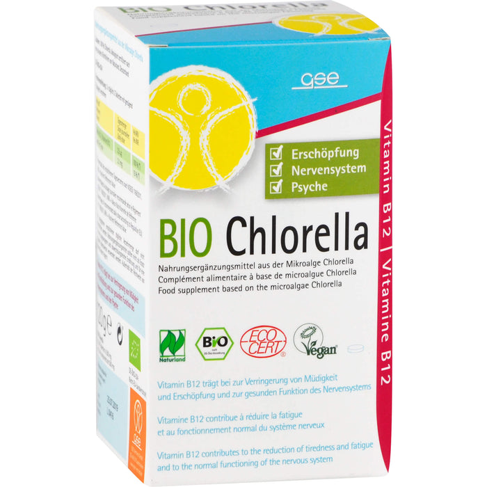 GSE Chlorella 500 mg Bio Naturland Tabletten, 240 St. Tabletten