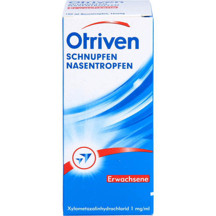 Otriven 0,1 % Nasentropfen für Erwachsene bei Schnupfen, 100 ml Lösung