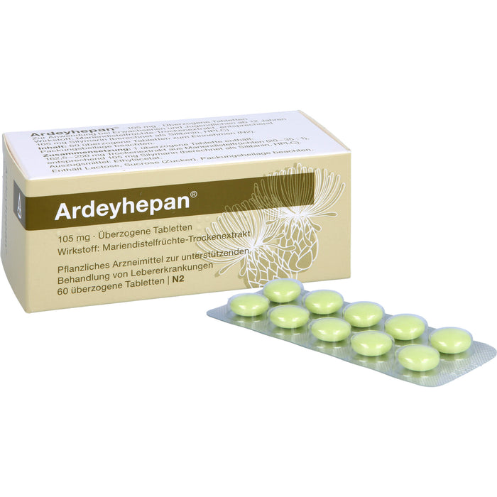 Ardeyhepan Dragees zur unterstützenden Behandlung bei chronisch-entzündlichen Lebererkrankungen, 60 St. Tabletten