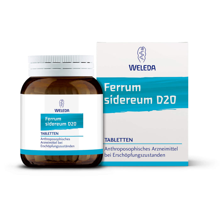 WELEDA Ferrum sidereum D20 Tabletten bei Erschöpfungszuständen, 80 St. Tabletten