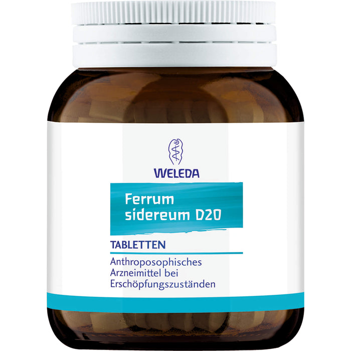WELEDA Ferrum sidereum D20 Tabletten bei Erschöpfungszuständen, 80 St. Tabletten
