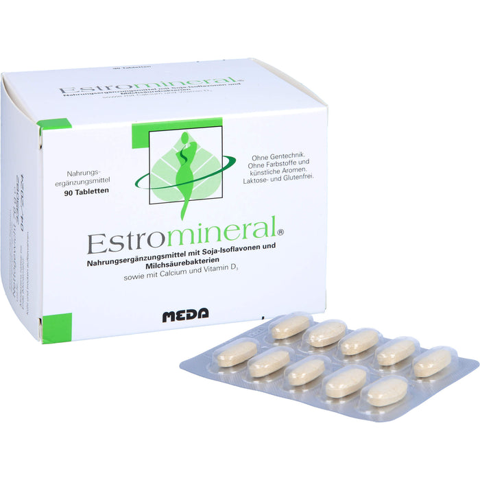 Estromineral Tabletten für Wohlgefühl und Vitalität in den Wechseljahren, 90 St. Tabletten
