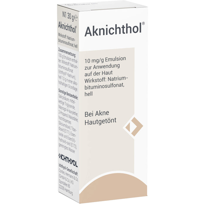 AKNICHTHOL Emulsion gegen Akne, 30 g Lotion