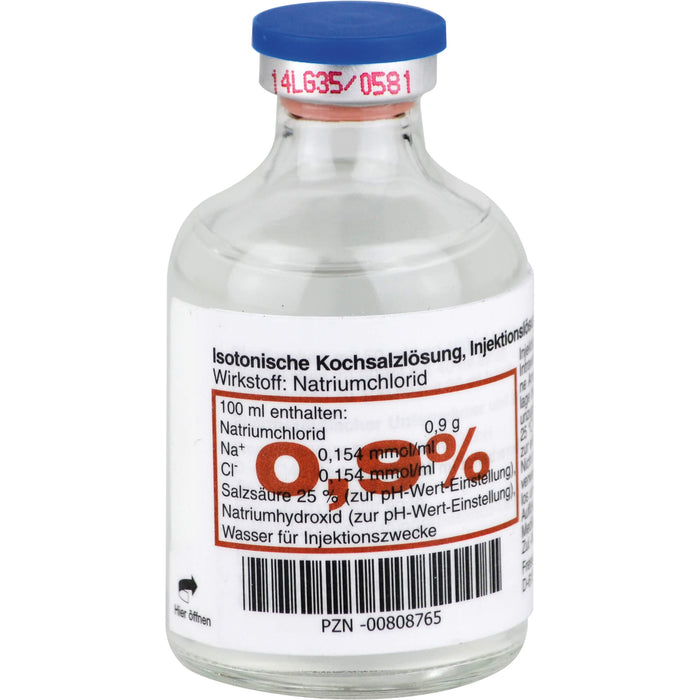 Isotonische Kochsalzlösung, Injektionslösung Fresenius 0,9% Freka-Fl. 50ml, 50 ml ILO