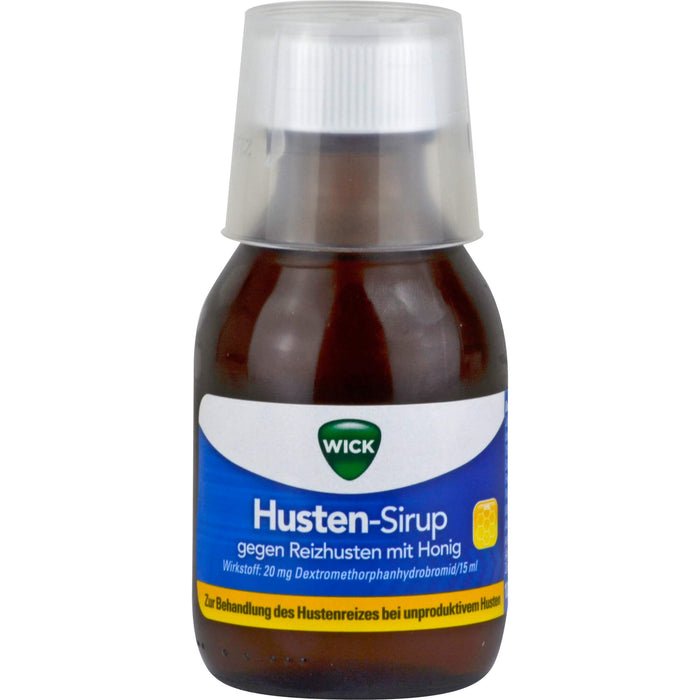 WICK Husten-Sirup gegen Reizhusten mit Honig, 120 ml Lösung