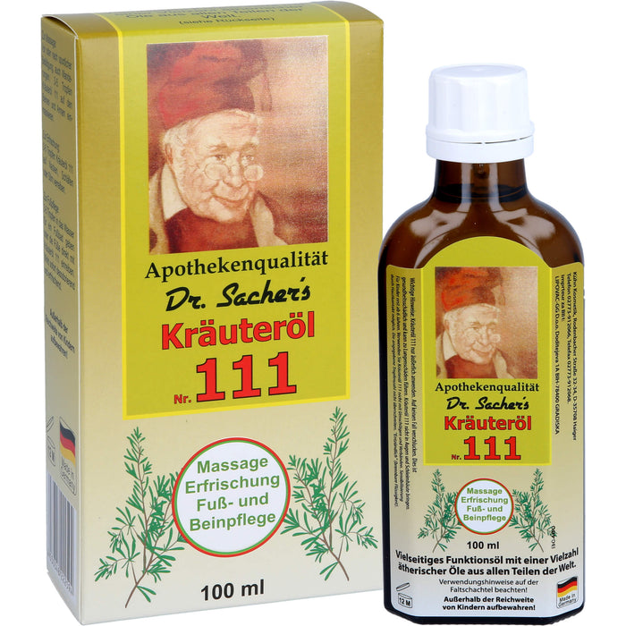 Dr. Sacher´s Kräuteröl Nr. 111 Ölmischung, 100 ml Lösung
