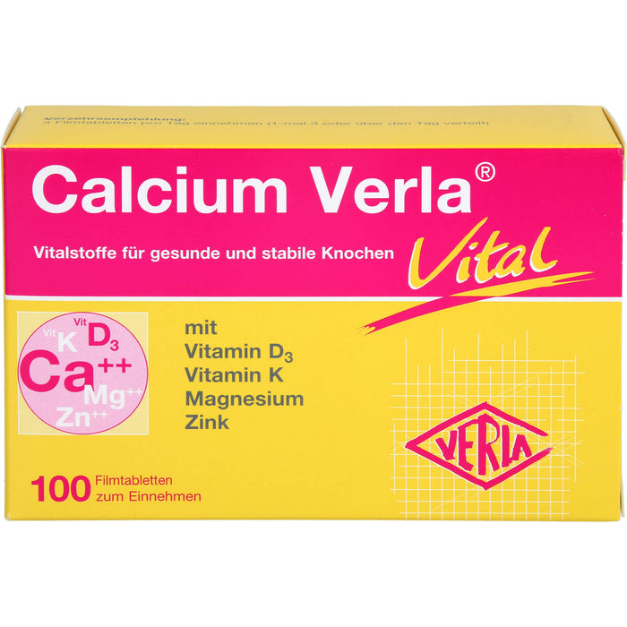 Calcium Verla vital Filmtabletten, 100 St. Tabletten