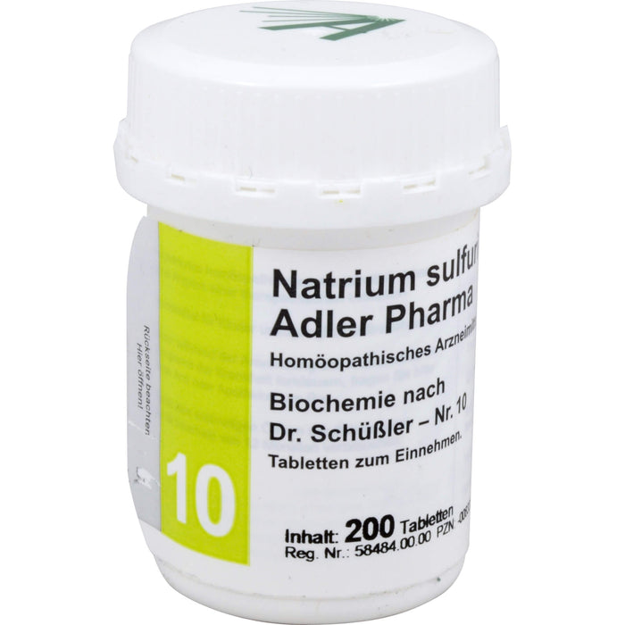 Biochemie Adler 10 Natrium sulfuricum D6 Tbl., 200 St TAB