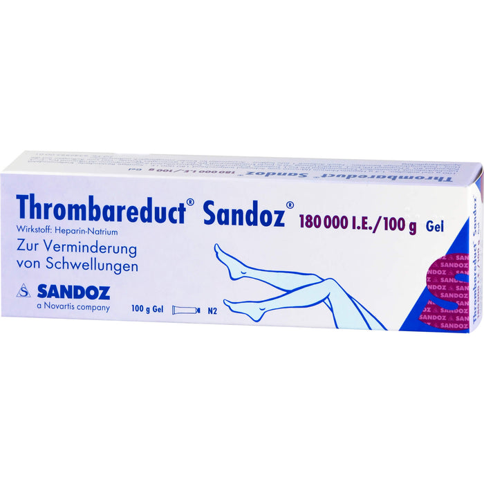 Thrombareduct Sandoz 180.000 I.E. Gel, 100 g Gel