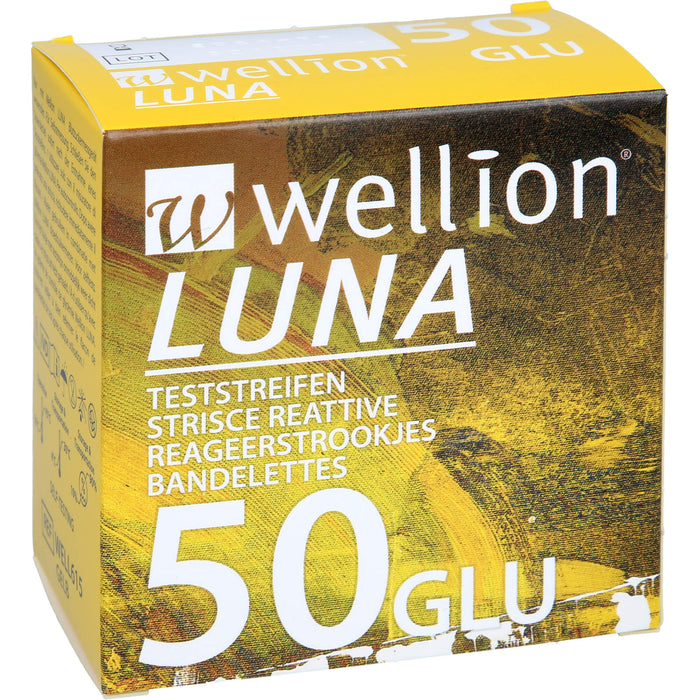 Wellion Luna Blutzuckerteststreifen, 50 St. Teststreifen