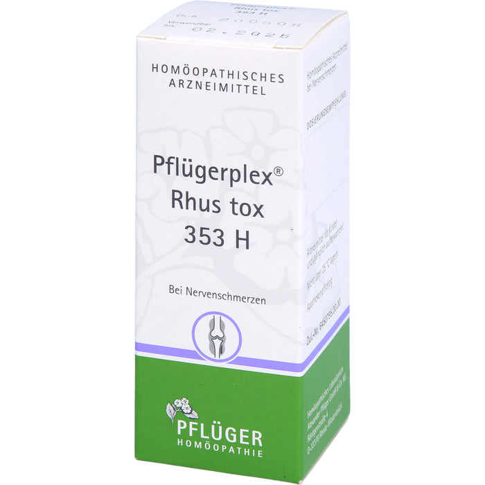 Pflügerplex Rhus tox 353 H Tabletten bei Nervenschmerzen, 100 St. Tabletten