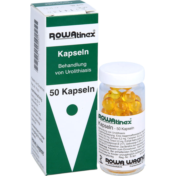 ROWAtinex Kapseln zur Behandlung von Urolithiasis, 50 St. Kapseln
