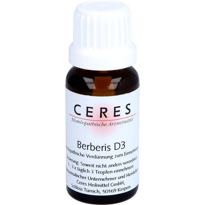 Ceres Berberis D3 Dil., 20 ml DIL