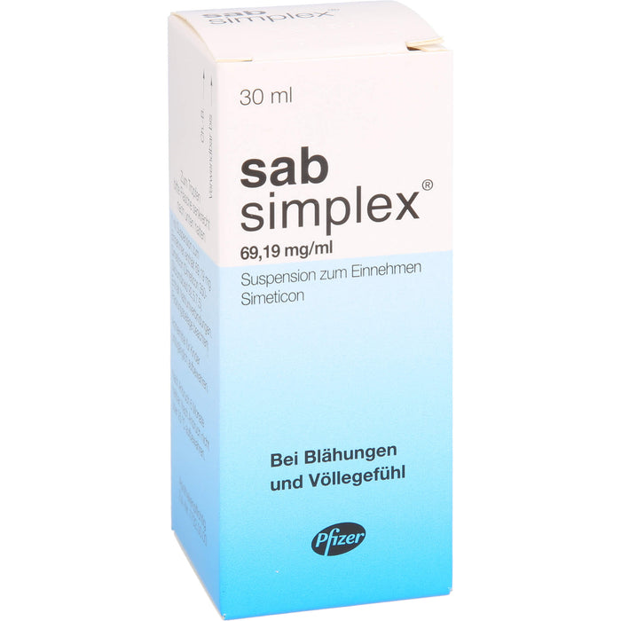 sab simplex Suspension bei Blähungen und Völlegefühl, 30 ml Lösung