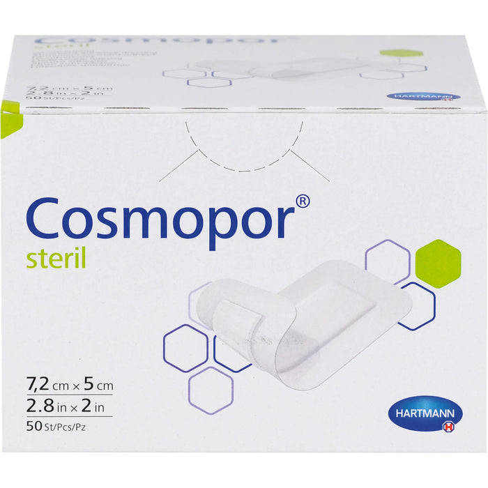 Cosmopor steril 7,2x5cm, 50 St PFL