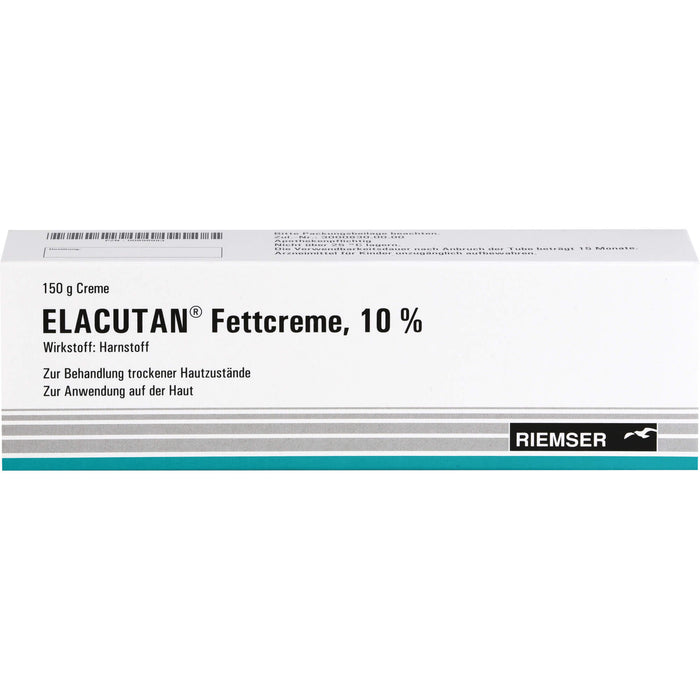 Elacutan Fettcreme 10 % zur Behandlung trockener Hautzustände, 150 g Creme