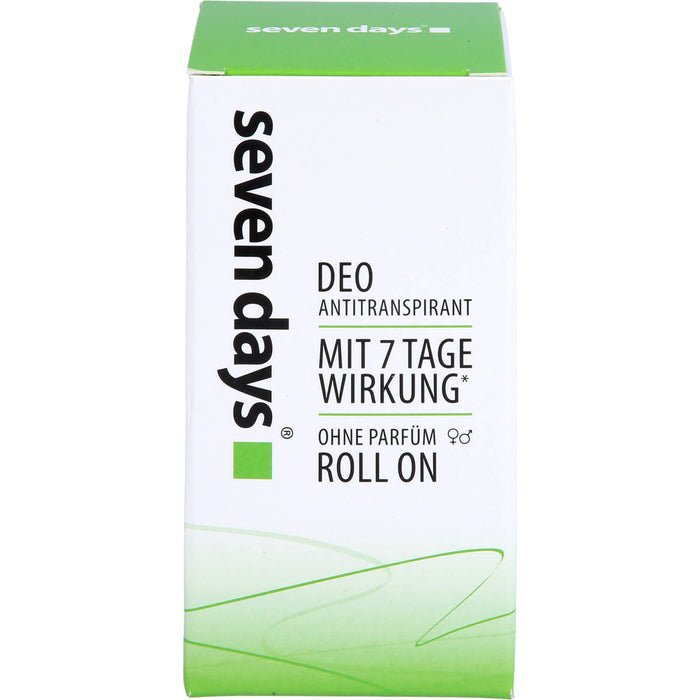 seven days Antitranspirant Deo Roller, 50 ml Roll-On