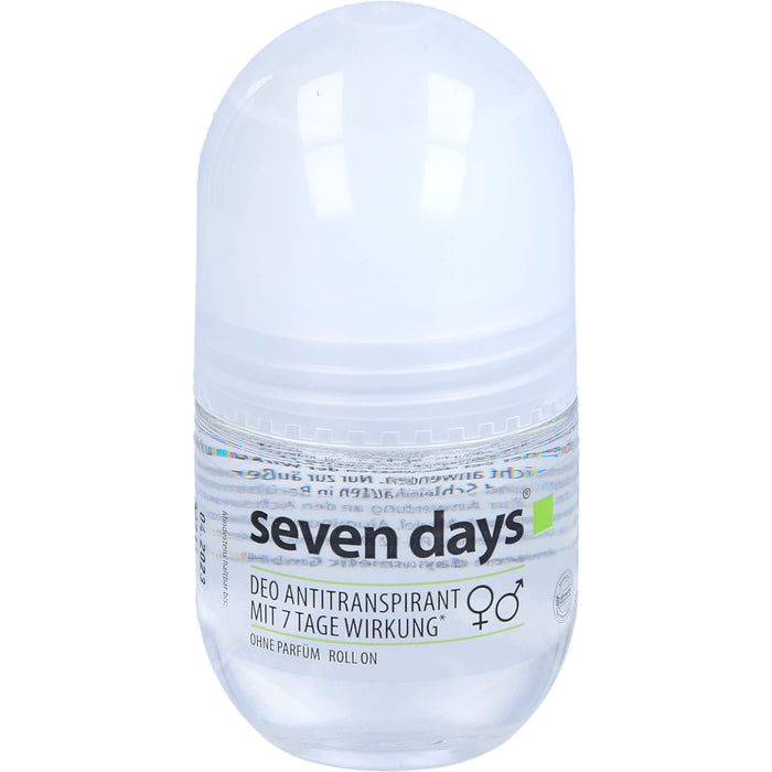 seven days Antitranspirant Deo Roller, 50 ml Roll-On