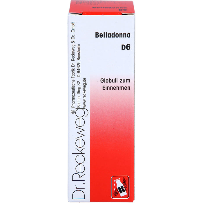 Belladonna D6 Reckeweg Glob., 10 g GLO