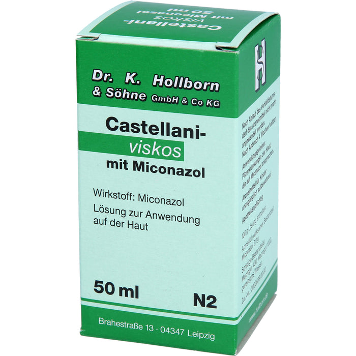 Castellani-viskos mit Miconazol bei Pilzerkrankungen der Haut, 50 ml Lösung