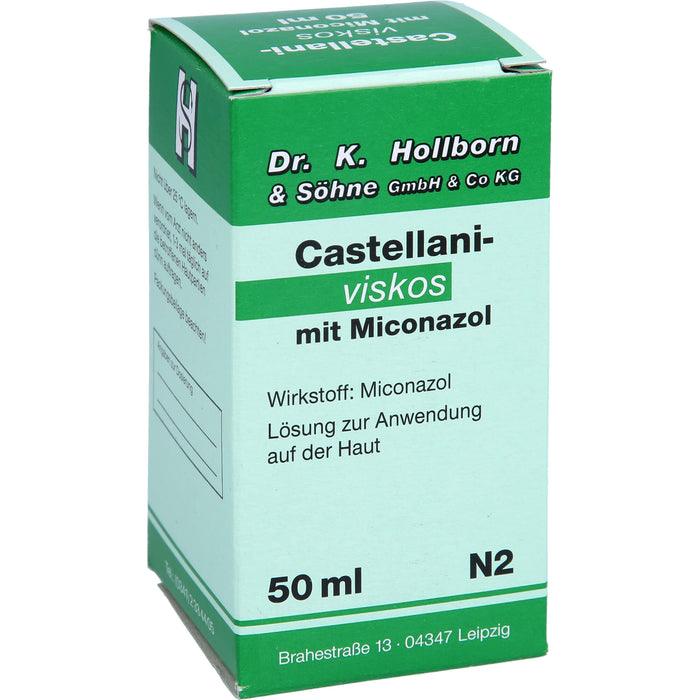 Castellani-viskos mit Miconazol bei Pilzerkrankungen der Haut, 50 ml Lösung