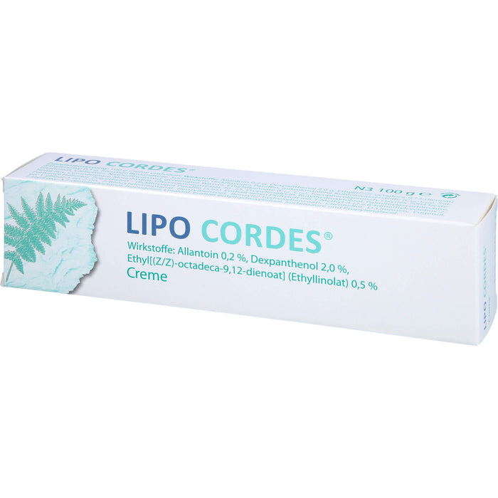 LIPO CORDES Creme bei fettarmer Haut, 100 g Creme