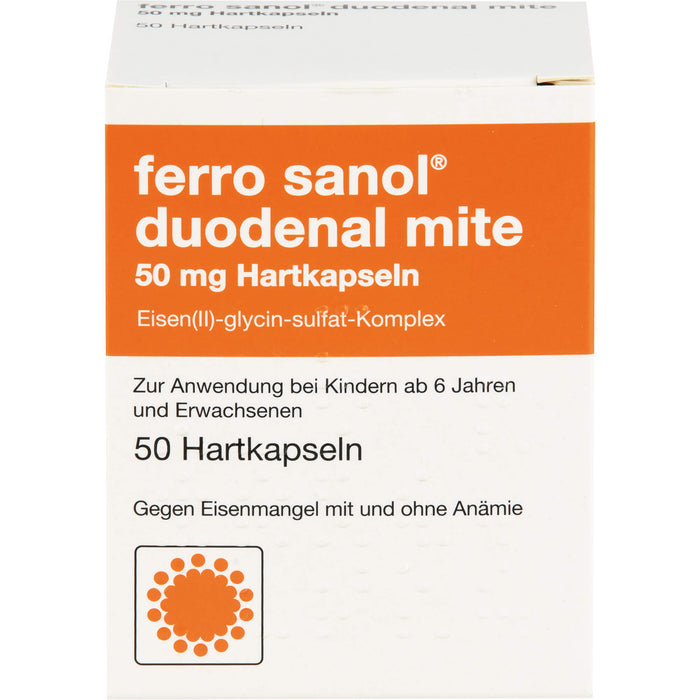 ferro sanol duodenal mite 50 mg Kapseln, 50 St. Kapseln