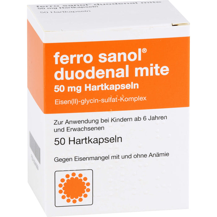 ferro sanol duodenal mite 50 mg Kapseln, 50 St. Kapseln