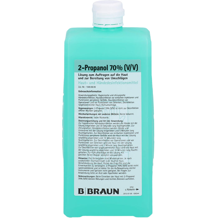 B.Braun 2-Propanol 70% (V/V) Lösung, 1000 ml Lösung