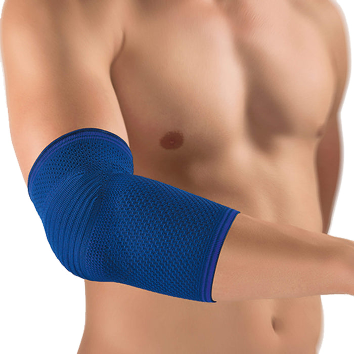 BORT KubiTal Ellenbogen-Polster-Bandage Gr. M blau, 1 St. Bandage