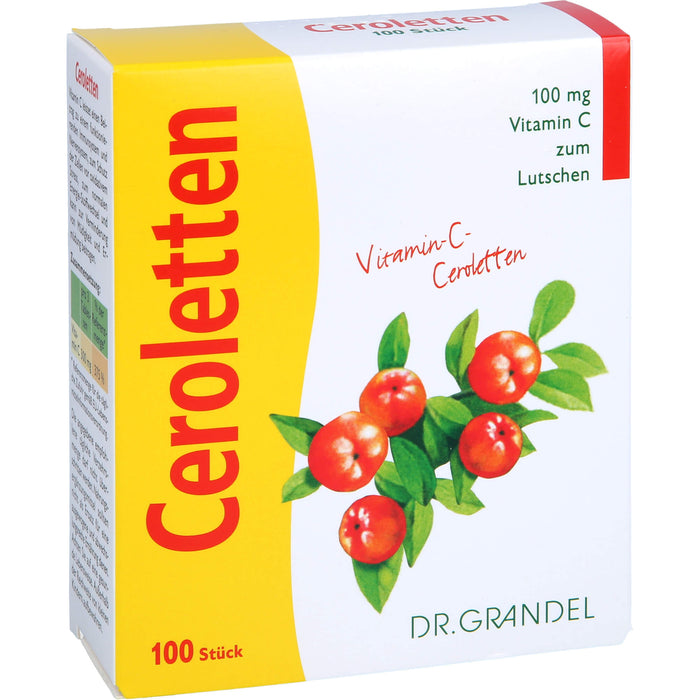 DR. GRANDEL Ceroletten Lutschtabletten, 100 St. Tabletten