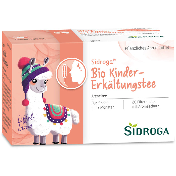 Sidroga Bio Kinder Erkältungstee, 20 St. Filterbeutel