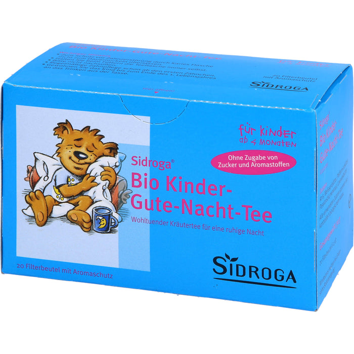 Sidroga Bio Kinder Gute-Nacht-Tee, 20 St. Filterbeutel