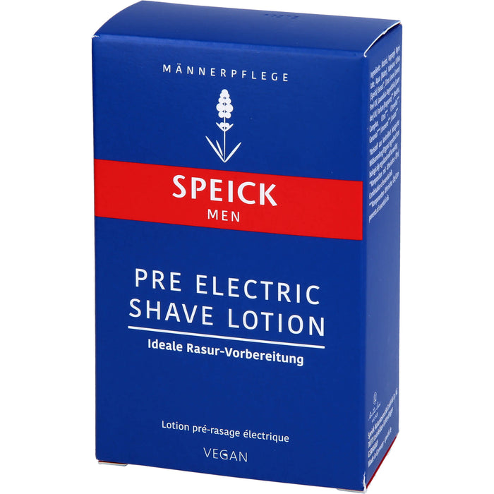 SPEICK Men Pre Electric Shave Lotion vor der Rasur, 100 ml Lotion