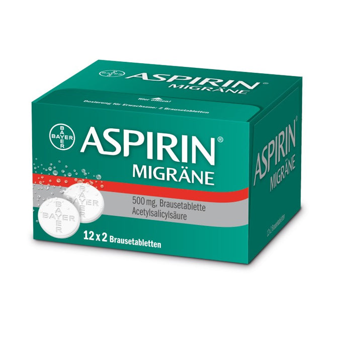 ASPIRIN Migräne Brausetabletten, 24 St. Tabletten