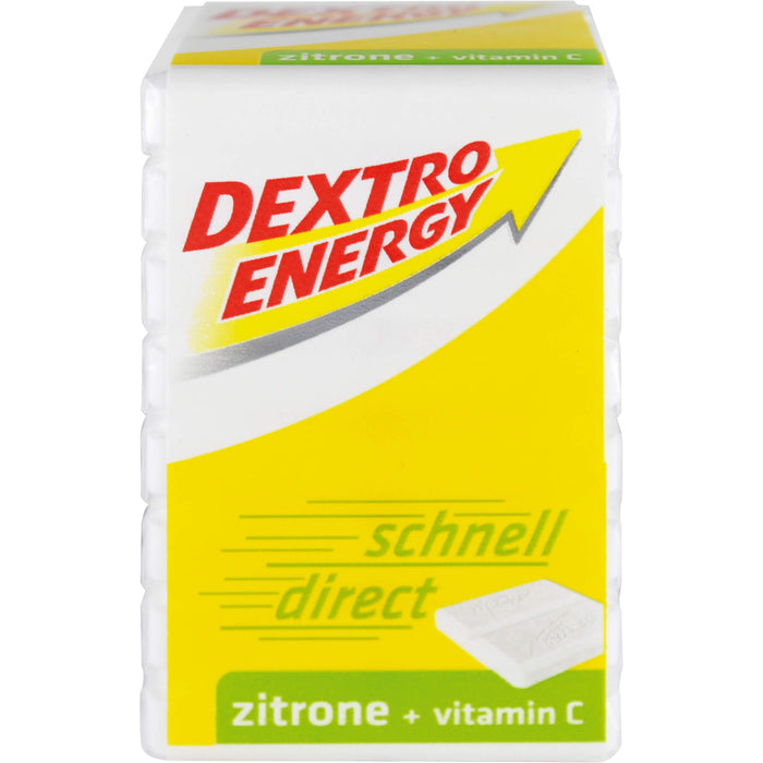 Dextro Energy Zitrone + Vitamin C Würfel, 1 St. Täfelchen