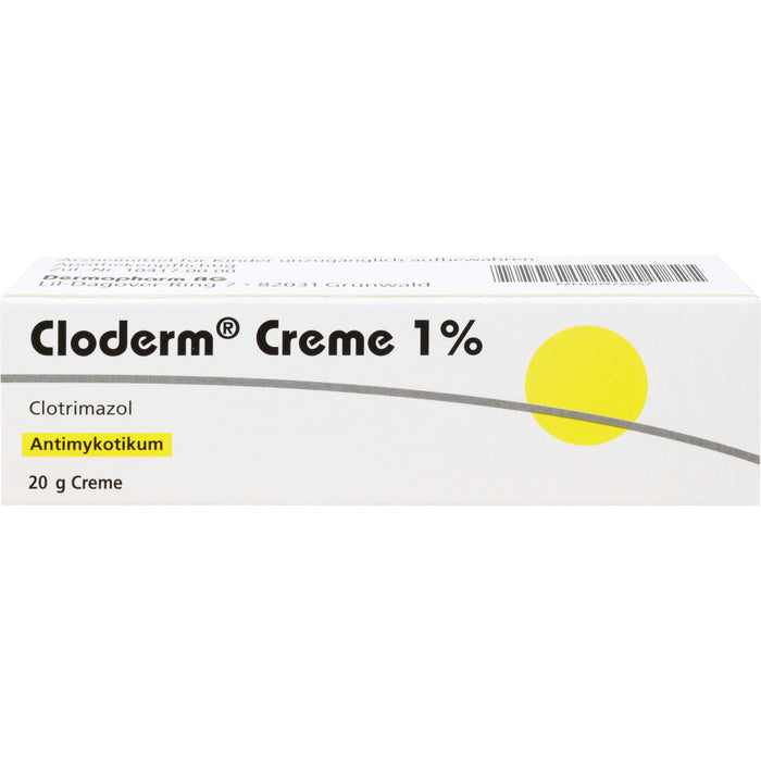 Cloderm Creme 1% Antimykotikum, 20 g Creme